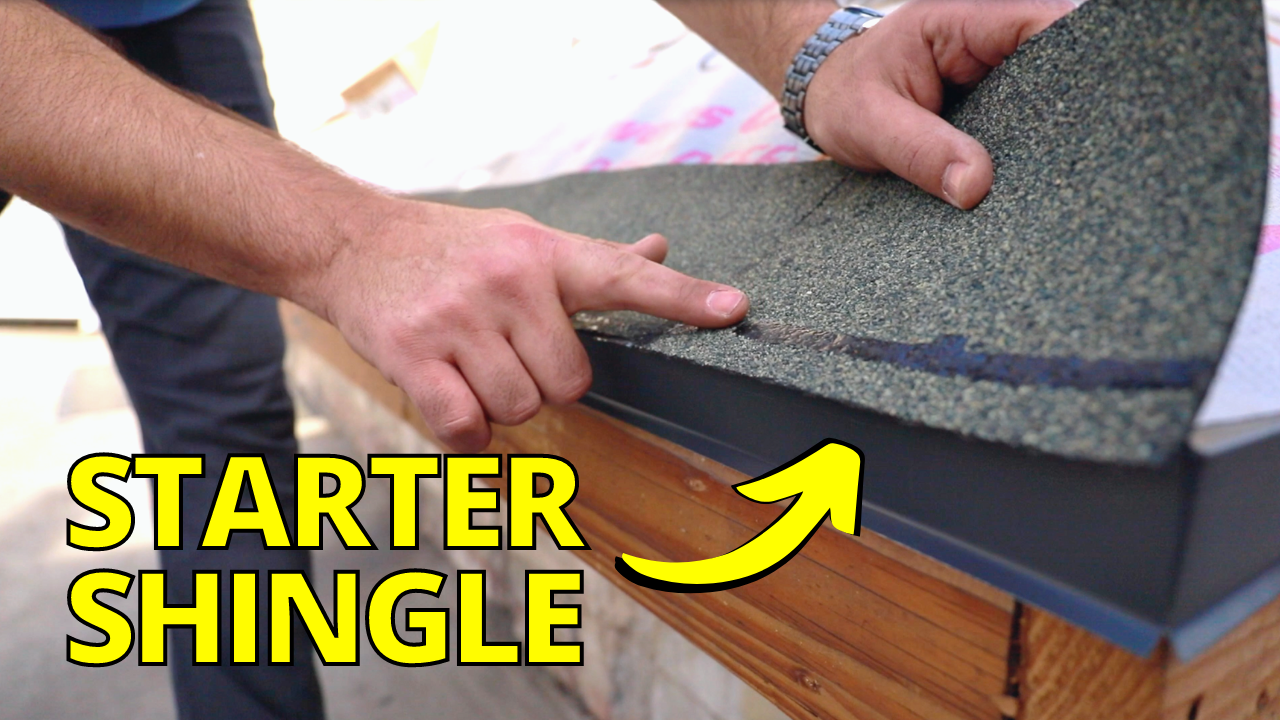 How to Install Starter Strip on a Shingle Roof - Roof Repair Specialist